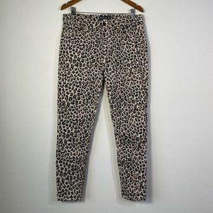 Design Lab?Womens Leopard?Print Skinny pants Sz 32